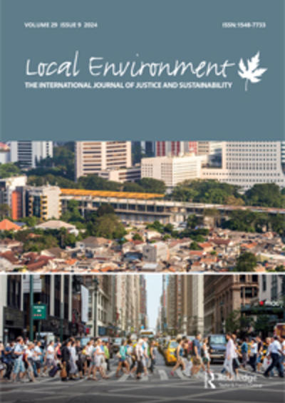 Cover image with buildings and people