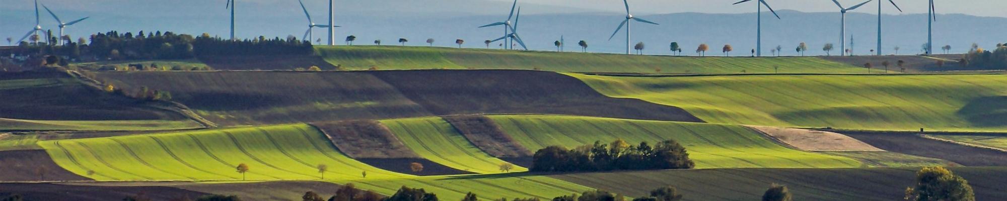Renewables in a natural landscape